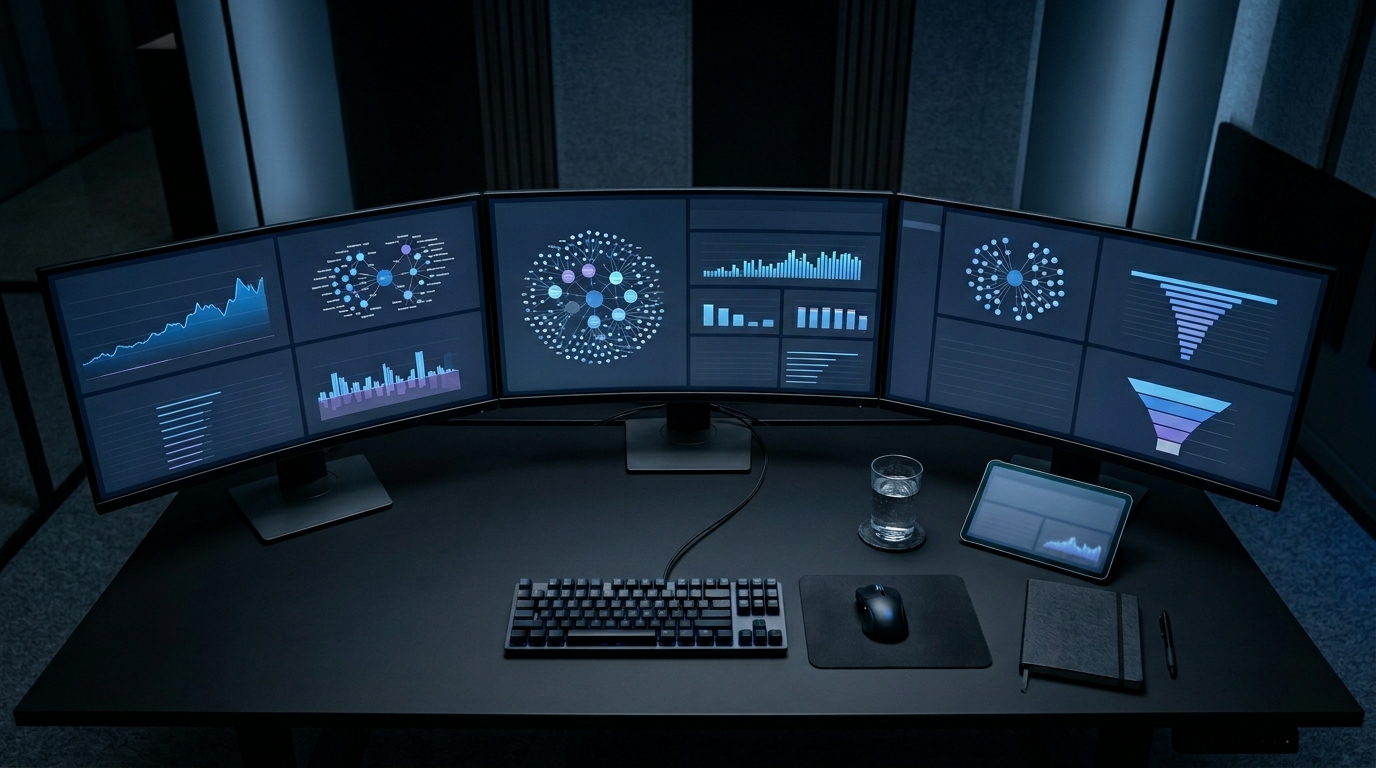 B2B marketing analytics setup with reporting and growth metrics.